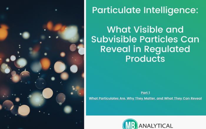 Particulate Intelligence: What Visible and Subvisible Particles Can Reveal in Regulated Products